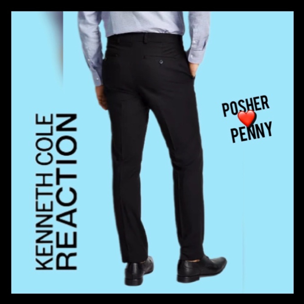 KENNETH COLE Reaction Techni-Cole Slim-Fit Pants